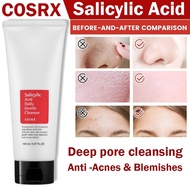 「COSRX  OFFICIAL STORE」salicylic acid Cleanser facial foaming facial wash moisturizing Oil control a