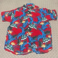 KEMEJA Preloved Erigo Beach Shirt Erigo Rayon Casual Shirt/
