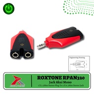 Jack Converter 2 Akai Stereo to 1 3.5mm stereo ROXTONE RPAN320