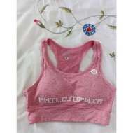 Si bra size XS 70 A/B pink lettering