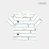 Chelsee เสื้อโปโล แขนสั้น ลายสมอเรือ ผ้า 100%Cotton เด็กผู้ชาย อายุ 1.5-10 ปี เสื้อผ้าเด็กโต รุ่น 12