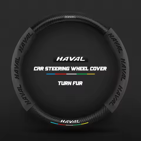 38cm Suede Leather Car Steering Wheel Cover for Haval H1 H2 H3 H4 H5 F7X H6 H7 H9 GMW M4 M6 F7 F50 C