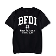 Jacknjellify BFDI Battle For Dream Island Vintage 90s T-Shirt Lengan Pendek T-Shirt Trendy Harajuku 
