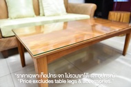 SR หนา 10 มม. ท็อปโต๊ะกระจกเทมเปอร์ ขนาดสั่งตัด สีใส เจียรขัดมันรอบ ขายเป็นแผ่น ส่งฟรีกทม.และปริมณฑล  (Tempered Glass Table Top)