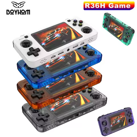 15000+ Ready Games! 3.5" IPS Retro Handheld Console RK3326, 3000mAh Long Play original ARKOS Blue R3
