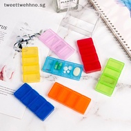 TW Weekly Portable Travel Pill Cases Box 7 Days Organizer 4Grids Pills Container Storage Tablets Vitamins Medicine Fish Oils SG