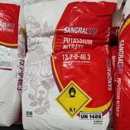 Sangraline Potassium Nitrate 13.7-0-46.3 High K (KN03) Special Grade 1Kg Repack With Iodin