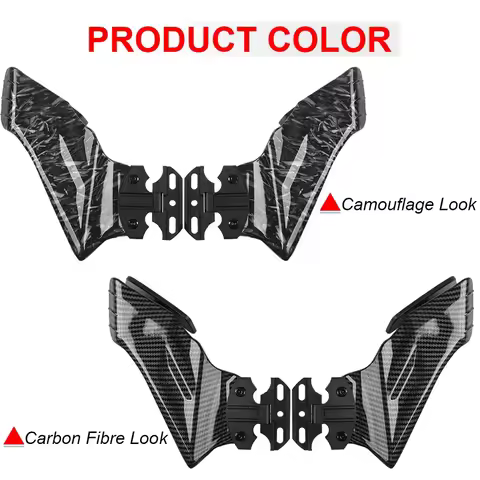 For Yamaha YZF-R6 For Honda CBR650R CB1000RR Motorcycle Side Winglet Kit Spoiler Fairing With Mirror