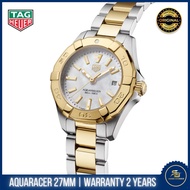 Tag Heuer Original Aquaracer Ladies Gold Silver Quartz Steel 27MM WBD1420.BB0321