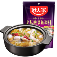 [乾貨] ·[底料] 好人家 老壇酸菜魚調料 (350g) 平行進口 賞味期限 2023.09.17