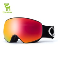 Qunature Ski Goggles Anti Fog Anti UV Breathable Glasse Teenage Students