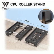 🔥🇸🇬 CPU Stand-Adjustable Cpu Roller Stand With Wheels For Computer Pc Case-Pc Stand/Cpu Roller Stand