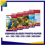 A4 Premium Photo Paper 90Gsm, 135Gsm, 230Gsm Contents 20 Sheets
