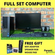 NEW Pc computer desktop cpu processor i3 i5 i7 Monitor Refurbished pc murah PC murah komputer second hand SSD i3 ram 4gb