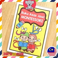 Buku Asas Jawi Prasekolah Montessori Huruf Hijaiyah Bahasa Melayu Pantas Membaca Poster Jawi Budak Kanak Buku Cerita
