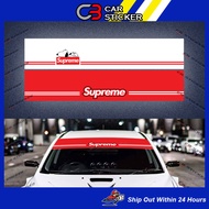 Supreme Car Sunshield Sticker / S54