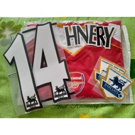 2004/05 Arsenal Jersey Home with Nameset and Patches