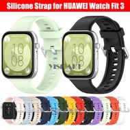 Silicone Band for Huawei Watch Fit 3 Wristband Bracelet Strap for for Huawei Watch Fit3 Smartwatch W
