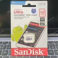 Siap Kirim Memory Card Sandisk Micro SD 128GB Speed 100mbps Class 10 - Original Terbatas