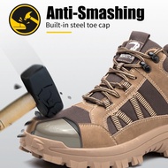 Smash-Resistant Anti-Piercing Work Shoes High Quality Safety Shoes Lightweight Breathable Safety Boots Safety Work Shoes Safety Shoes Men