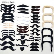 [Prs] 48pcs Funny Costume Mustache Pirate Halloween Fake Beard Whisker Party Supplies [DDD]