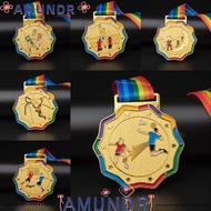 AMUNDR Gold Award, Encourage Badge Competitions Prizes Award Medals, Fashion Sport Competition Games