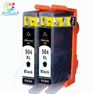 ▦inkjet 2pcs Black ink cartridge for hp564XL hp 564 564XL XL C5380 c6375 c6380 B8550 Printer Free Sh