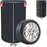 Tire Covers Car Spare Wheel Cover Rim Protector for Cars 420D Material Tire Storage Bags Cover Up to