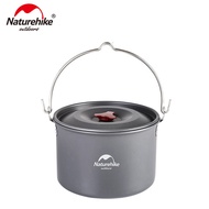 Naturehike 4L เครื่องครัวแคมปิ้งสำหรับ 4-6 คนแขวนขนาดใหญ่หม้อเครื่องใช้สำหรับโต๊ะอาหารกลางแจ้งปิคนิค