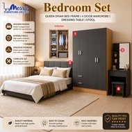 LIMITED EDITION-MESRA ,BEDROOM SET ,SIAP PASANG BEDROOM SET ,3X6 BEDROOM SET , BEDROOM SET MURAH , B