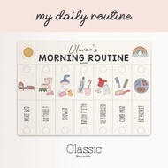 Bramble – Classic Daily Routine Flip Board for Kids | Visual Schedule Chart | Autism, ADHD, PECS, Ho