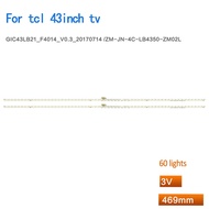 led strip 2pcs/set backlight for TCL 43P6F 43T2F Backlight Strip GIC43LB21_F4014 ZM-JN-4C-LB4350-ZM0