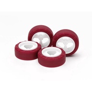TAMIYA TAMIYA Four-wheel Drive Accessories Limited Trail Etc. Wide White Wheels Jujube Red Hard Tire