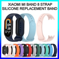 For Xiaomi Mi Band 8/ 9 Soft Silicone Replacement Band Xiaomi Mi Band8 Miband9 Replacement Strap