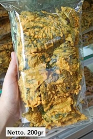keripik bayam crispy 200gr