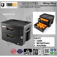 Toughbuilt StackTech 2-Drawer Locking Box - TB-B1-D-72