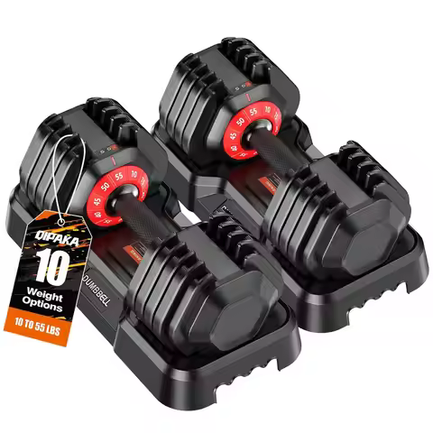Adjustable Dumbbells Set for Home Gym, Custom