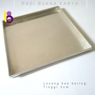 Dry cake pan, nastar pan, super thick aluminum 26x26x2 28x28x2, 30x30x2