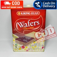 Wafer Coklat Khong Guan Kaleng 1300 gram - wafer khong guan kaleng besar