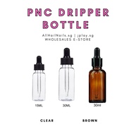 PNC Dripper Bottle (Brown/Clear/15ml/30ml)