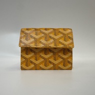 Goyard 黃色 Marigny Wallet下蓋零錢卡包