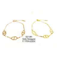 Titanium bracelet cd plate chain