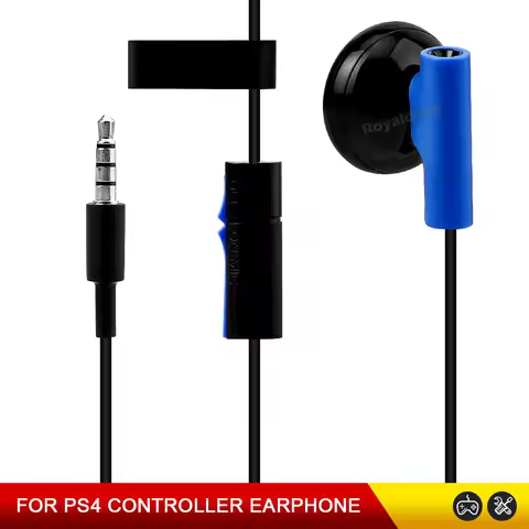 1PCS Game Headset w Microphone Mono Chat Earbud Headset for PS4 Playstation4 Controller Earphone Gam