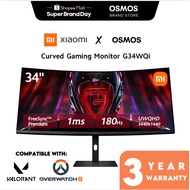 Xiaomi Mi Curved Display G34WQi 34" Gaming Monitor | WQHD | 180Hz | 1ms | Flicker Free AMD Freesync