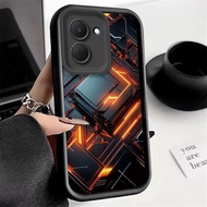 Case For Tecno Spark GO 3 KN3 / Spark GO 2 GO 1 1S GO3 GO2 Soft Silicone Cool 3D Depth Glowing Line 