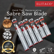 【ELITACO】Sabre Saw Bi Metal 1.2mm Blade 300mm Reciprocating Cut Wood S611DF S122VF 18TPI 6TPI Cuttin