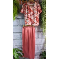 ROSE SHIRT + COOL SOFT SALANH SUNSET SET | Size L 50-58kg | NEW PRODUCTS