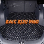 [Ready Stock] For BAIC BJ20 M60 Car Trunk Mats Antiskid Car Cargo Mats PU Leather