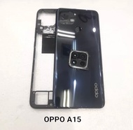 Casing Kesing / Housing / Bezzel dan Backdoor Oppo A15 / A15S Fullset Original