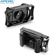 APEXEL Universal Telescope Phone Adapter for Monoculars Binoculars Microscope with 23mm-50mm Eyepiece Diameter Adjustable Smartphone Holder Clip for Telescope